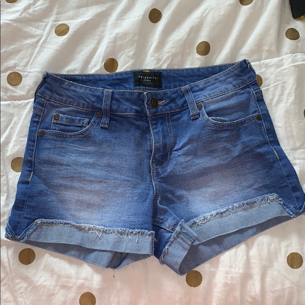 Denim shorts